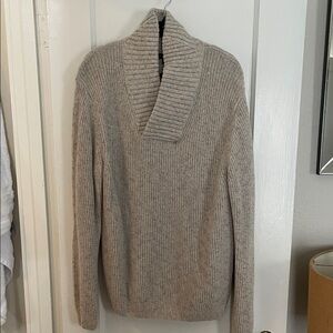 Cozy wool Banana Republic Ribbed Knit Sweater